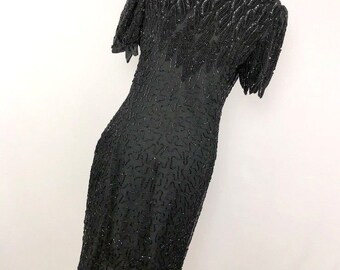 Vintage Long Black Dress